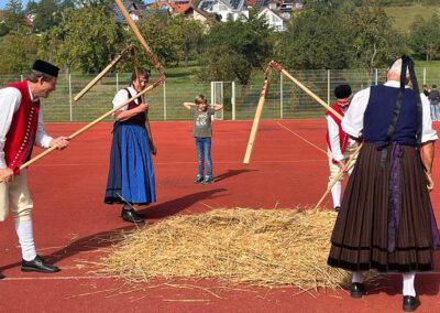 Kayher Erntedankfest Beteiligung mit Vorstand und Vereinsmitglieder vom HGTV-Kayh